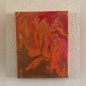 Original Paint Pour Approx 8 x 10 x 3/4